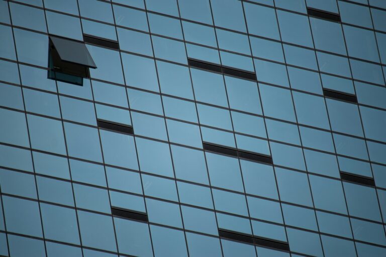 a building with windows